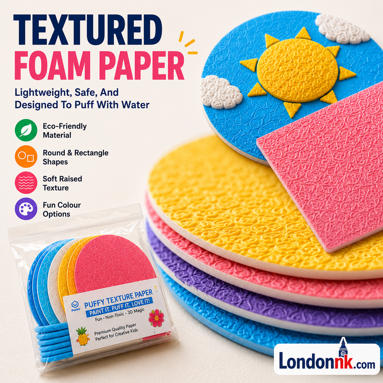 🎄Special Surprise Offer 🎁Buy 3 Get 2 Free！🔮Master the magic of painting！👩‍🎨Foam Texture Painting Paper🎁