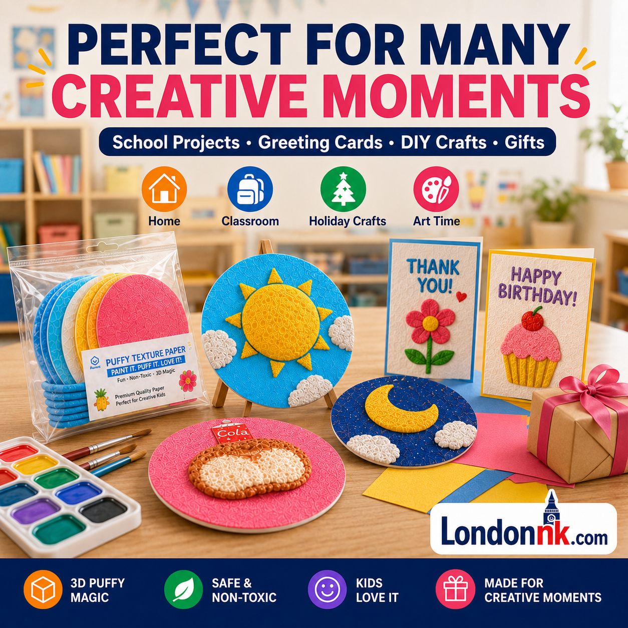 🎄Special Surprise Offer 🎁Buy 3 Get 2 Free！🔮Master the magic of painting！👩‍🎨Foam Texture Painting Paper🎁
