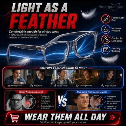 Smart glasses with autofocus, developed by a glasses manufacturer with centuries of history!