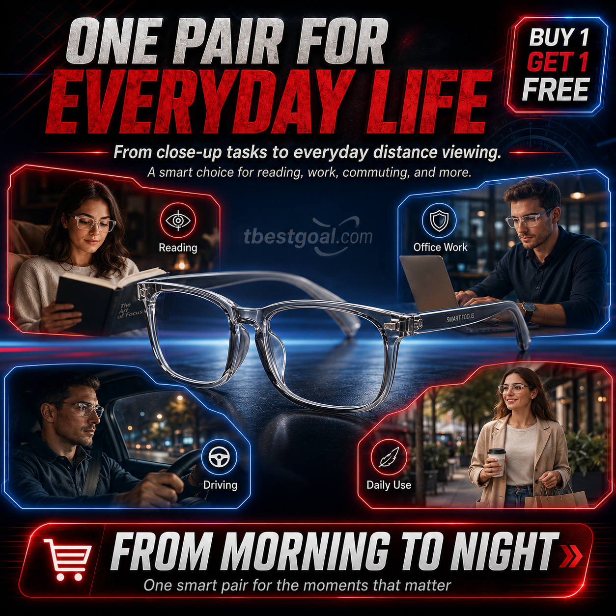 Smart glasses with autofocus, developed by a glasses manufacturer with centuries of history!