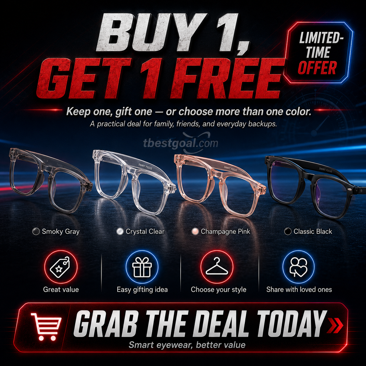 Smart glasses with autofocus, developed by a glasses manufacturer with centuries of history!