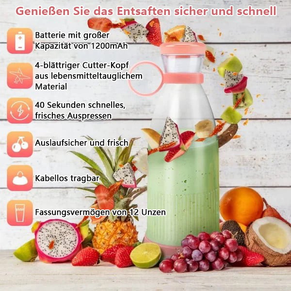 🔥2026 New Sale 50% OFF✨🏆Flash Sale⚡Portable blender for fresh juice💥