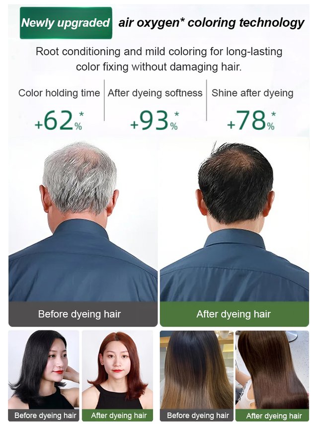 🎁Buy 1 Get 1 Free|Fruit Essence Hair Dyeing Comb – Cream & Comb in One, No-Mix Plant Formula
