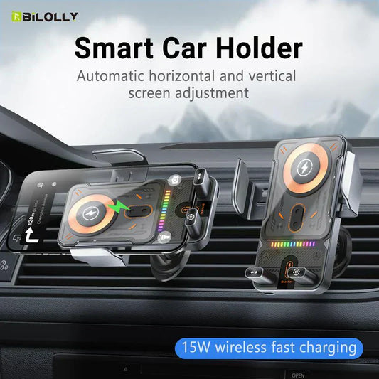 2026 Wireless Fast Car Charger Mount | Stable & Cable-Free