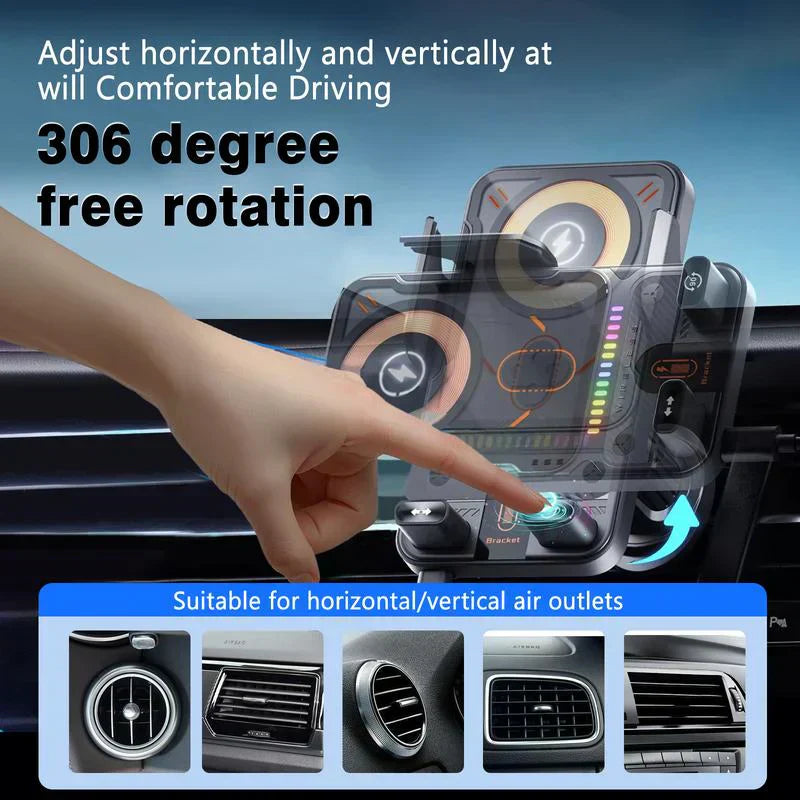 2026 Wireless Fast Car Charger Mount | Stable & Cable-Free