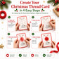 🏆🔥💖🎄 🧵Merry & Bright Christmas DIY Kit– Create Beautiful Handmade Holiday Cards ✨