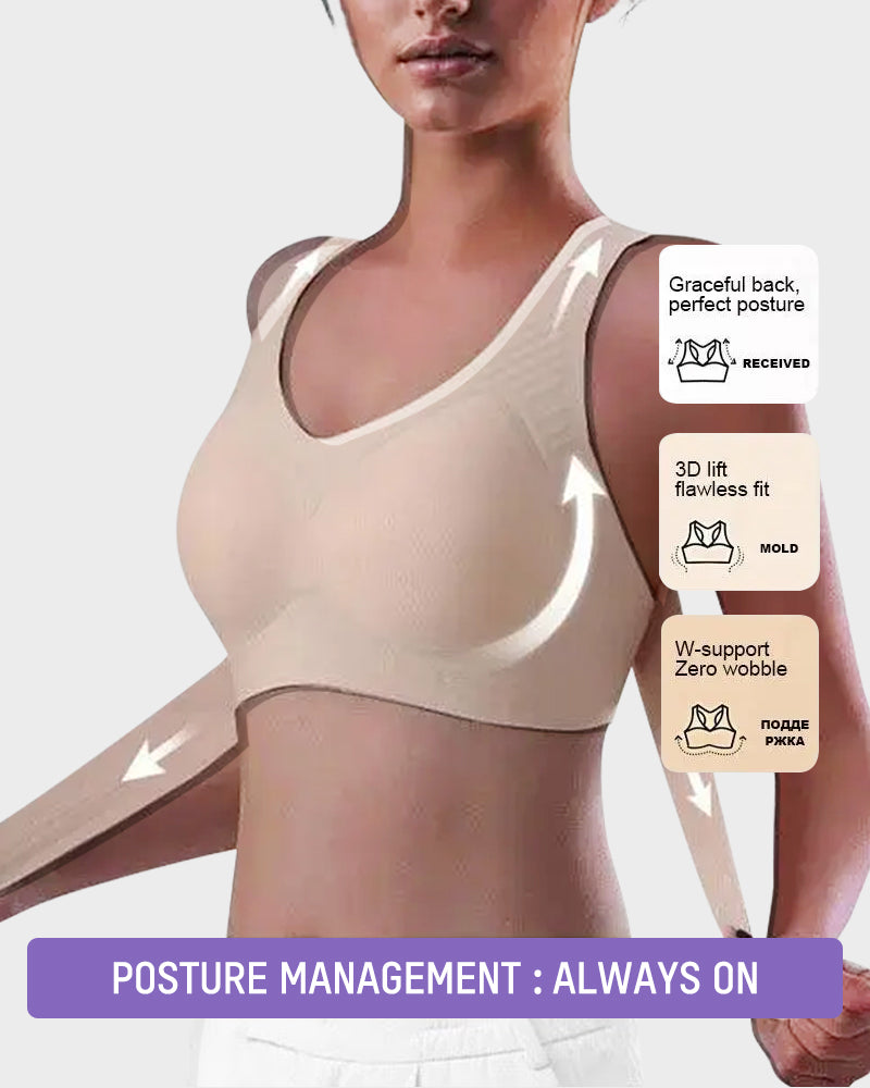 🎉LAST DAY SALE -60% OFF⚡Front Closure Cross-Back Wireless Posture Bra