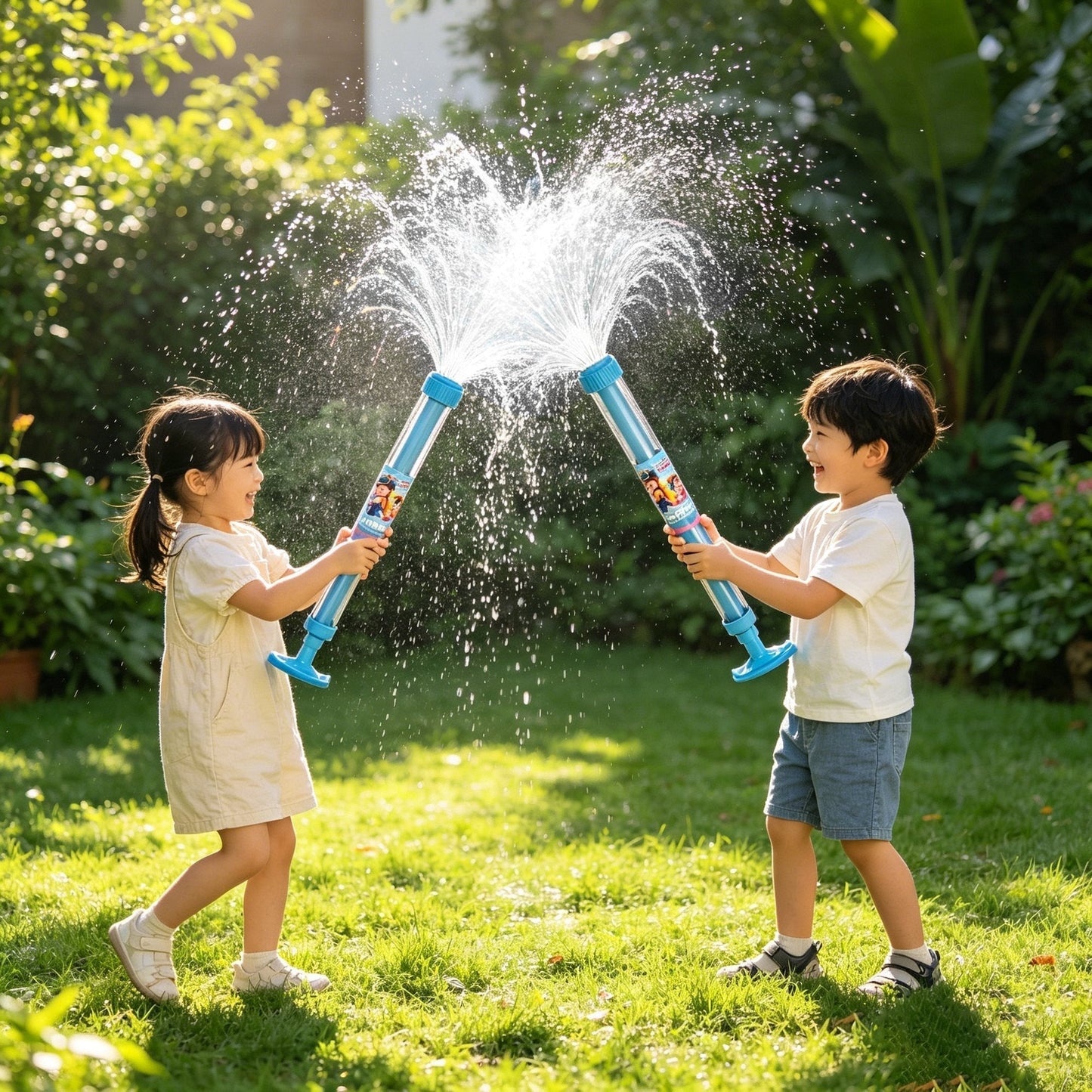 🌈 Glowing Rainbow Water Blaster | Summer Fun That Pops Like Magic! ✨