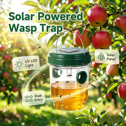 🔥New Hot Selling| Solar-Powered Hanging Wasp and Fly Trap