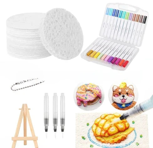 🎄Special Surprise Offer 🎁Buy 3 Get 2 Free！🔮Master the magic of painting！👩‍🎨Foam Texture Painting Paper🎁