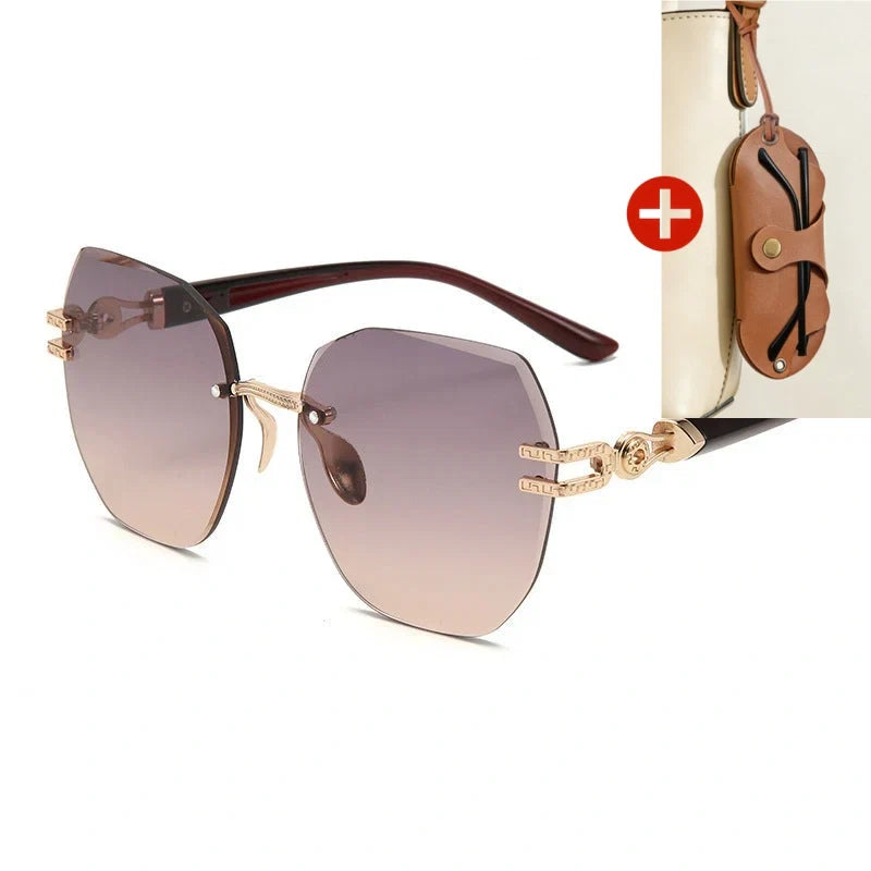 ⏳Time-Limited Special⏰Statement Rimless Sunglasses