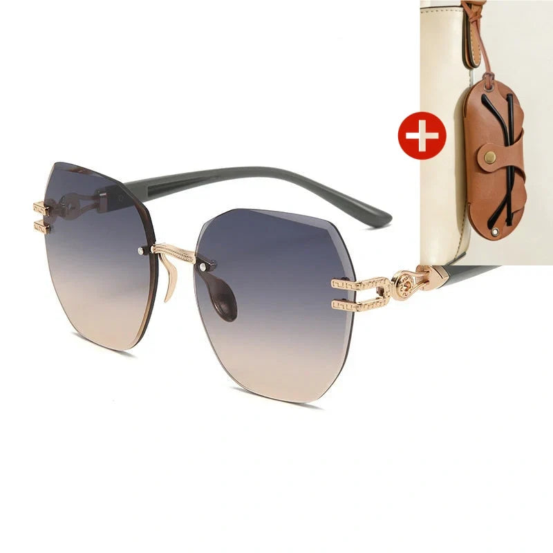 ⏳Time-Limited Special⏰Statement Rimless Sunglasses
