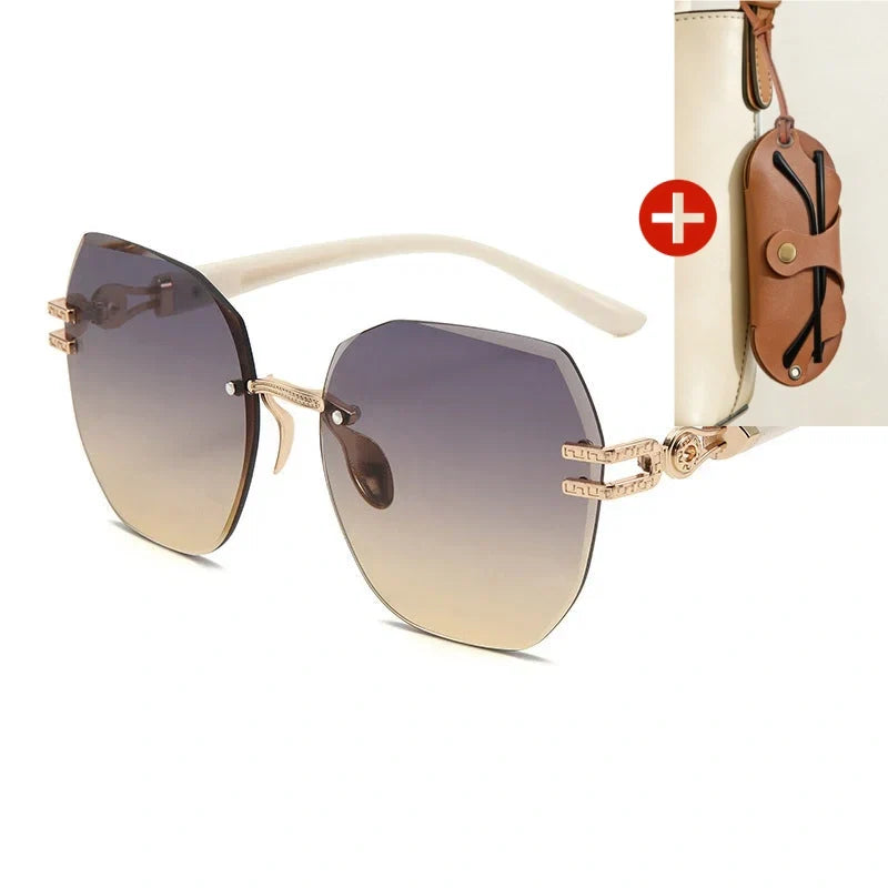 ⏳Time-Limited Special⏰Statement Rimless Sunglasses