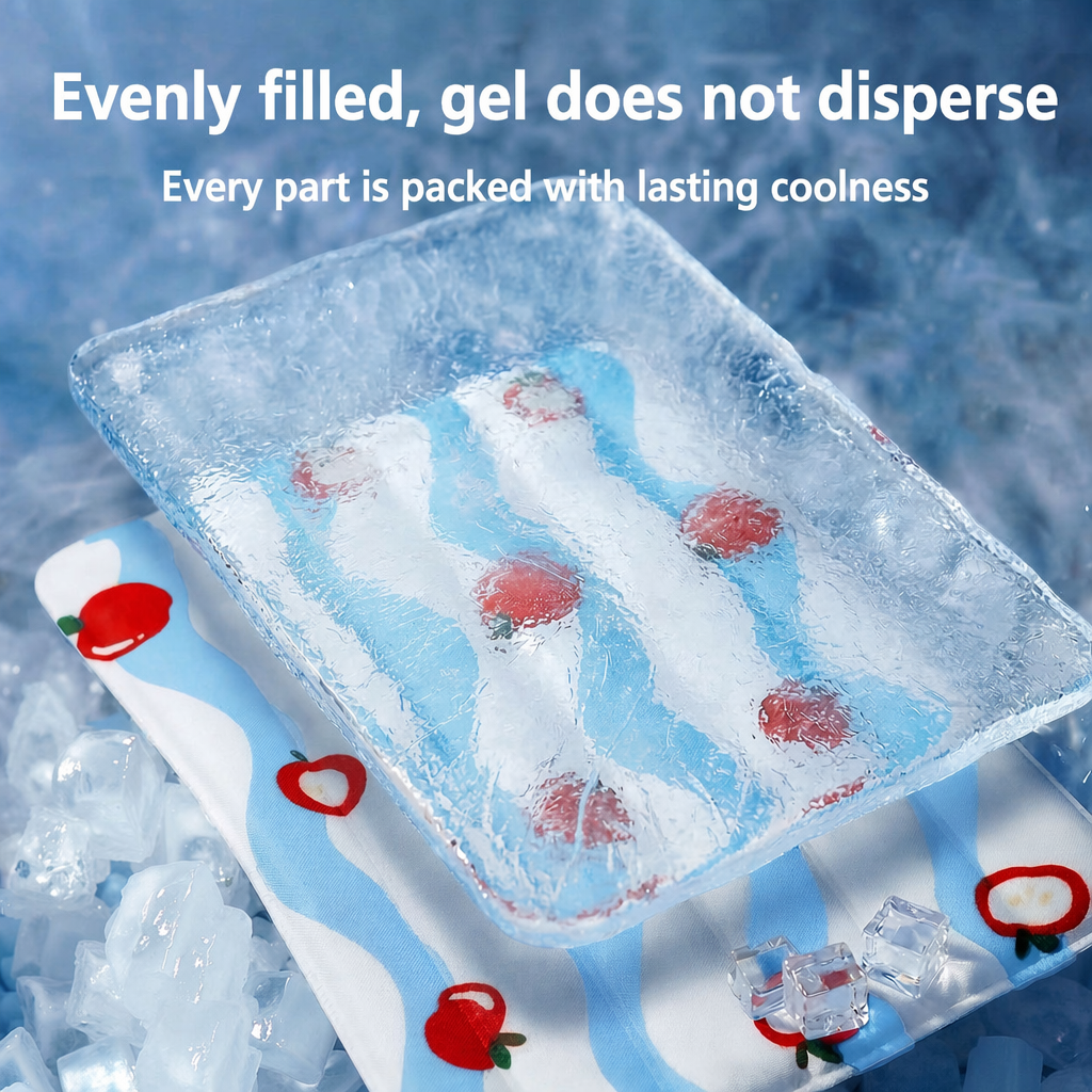 🔥LAST DAY SALE ❄Pet Cooling Mat for Dogs & Cats 🐾  Naturally Cool Ice-Silk Pad Breathable, Washable & Soft 🌿  For Floors, Sofas & Car Travel 🐶🐱