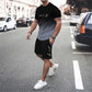 🏖️Summer Cool Deal:😎Men's Gradient Color T-Shirt & Shorts Set