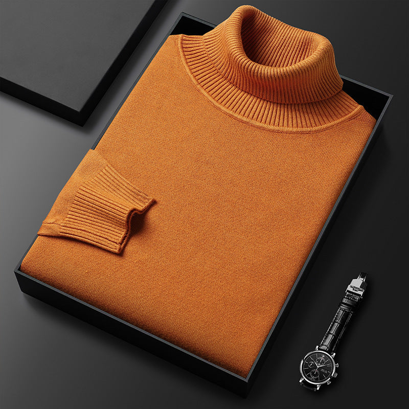⏳Black Friday Hot Sale!  ⏰Men's Solid Color Premium Turtleneck Sweater👔