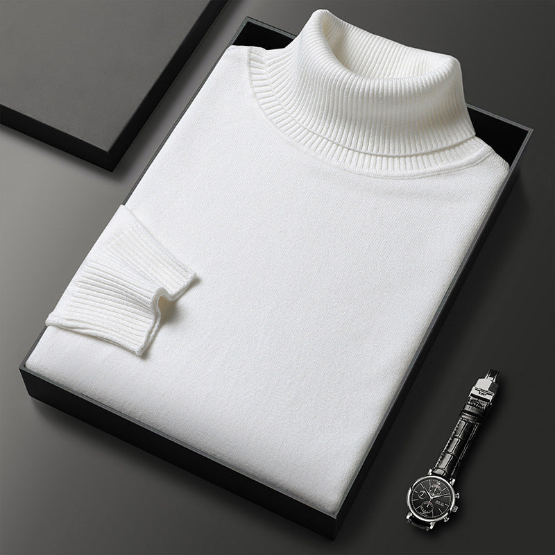 ⏳Black Friday Hot Sale!  ⏰Men's Solid Color Premium Turtleneck Sweater👔