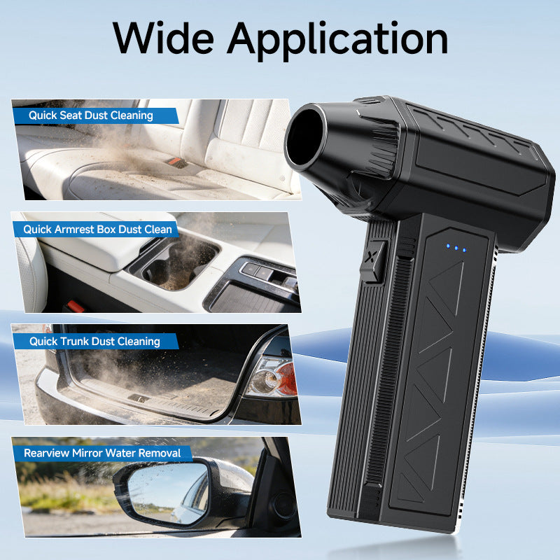 High-Power Turbo Fan Hairdryer, High-Speed Snow Blower, Handheld Mini Portable Outdoor Turbo Fan