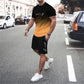 🏖️Summer Cool Deal:😎Men's Gradient Color T-Shirt & Shorts Set