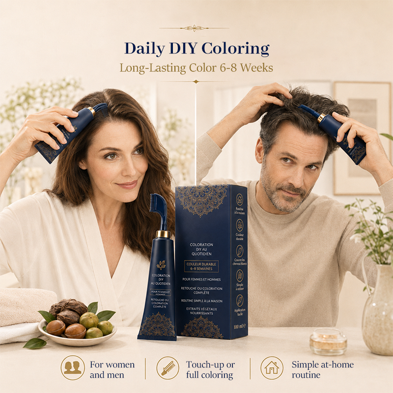 ⏳Buy 1 Get 1 Free⏰Herbal Hair Dye Comb for Home Use