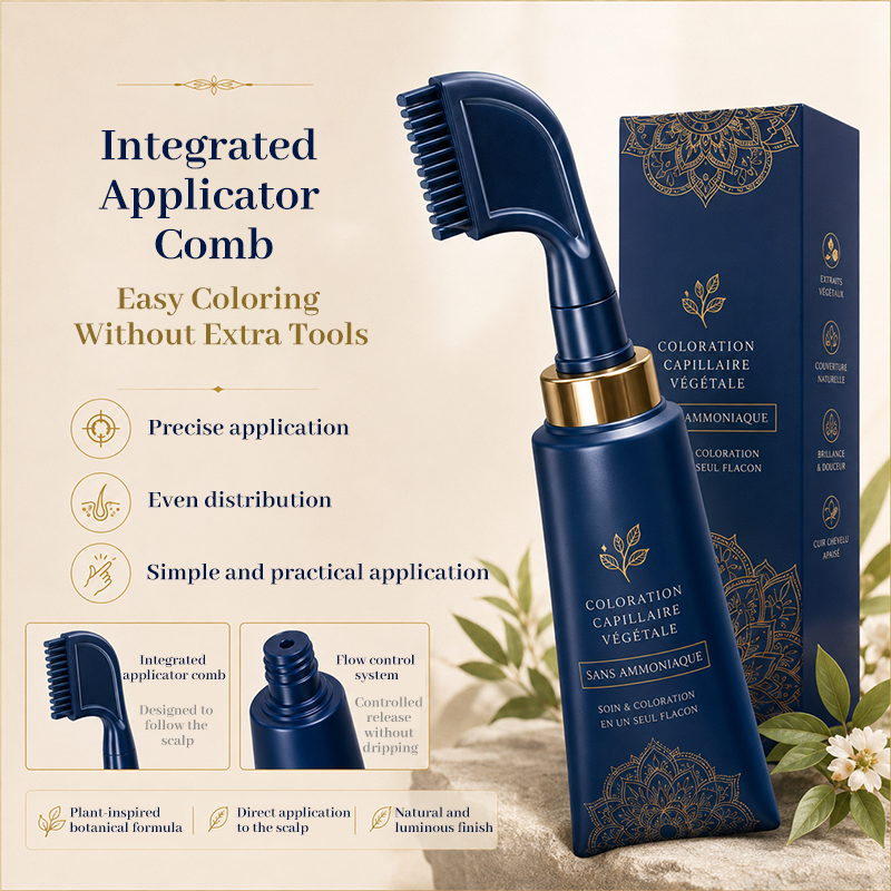 ⏳Buy 1 Get 1 Free⏰Herbal Hair Dye Comb for Home Use