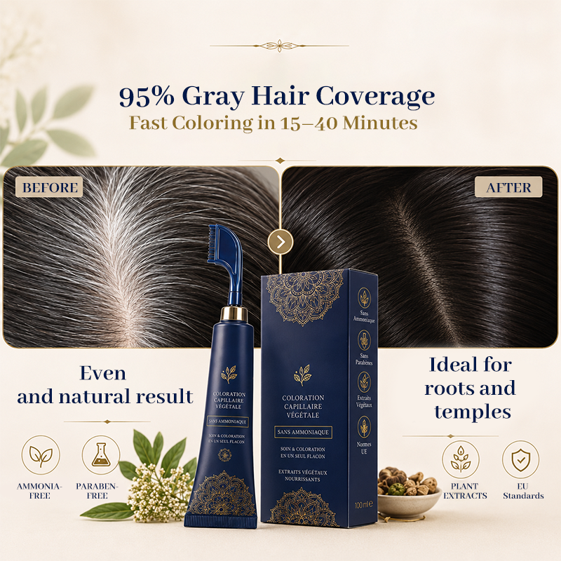 ⏳Buy 1 Get 1 Free⏰Herbal Hair Dye Comb for Home Use