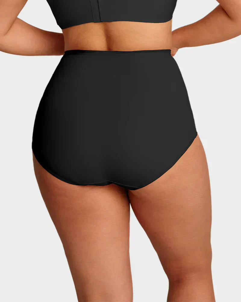 🌸  Special Price £6.49（each） ! 🔥Buy 1 Get 1 Free🎁Plus-Size High-Waist Cross Tummy Control Panties