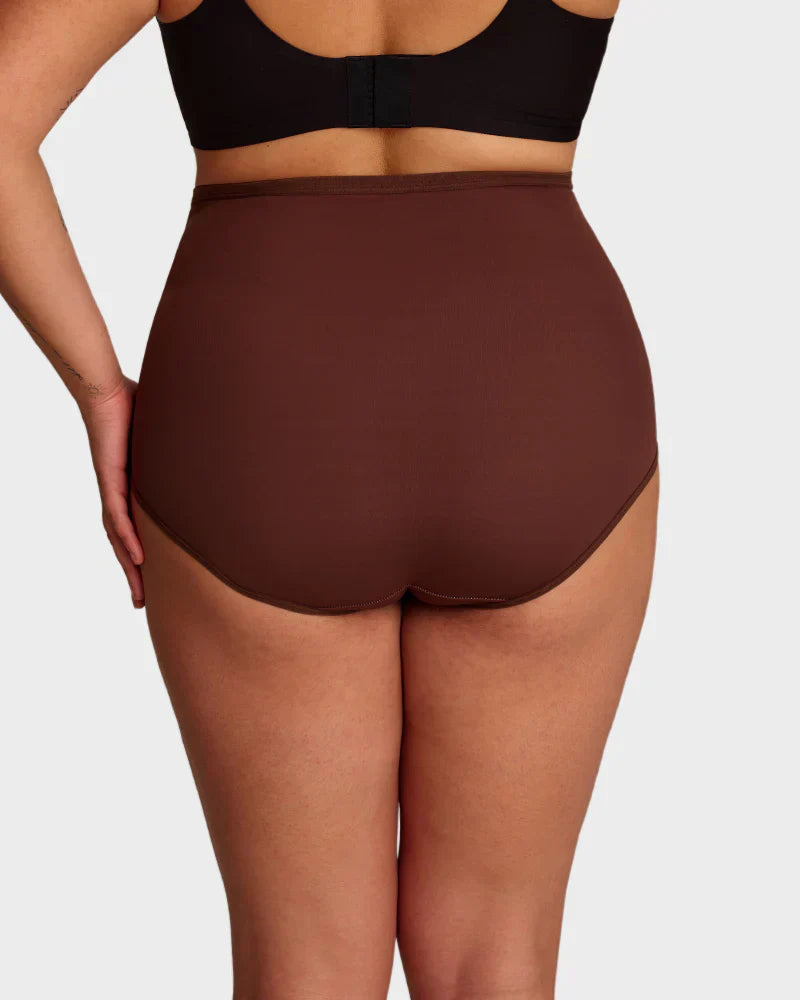 🌸  Special Price £6.49（each） ! 🔥Buy 1 Get 1 Free🎁Plus-Size High-Waist Cross Tummy Control Panties