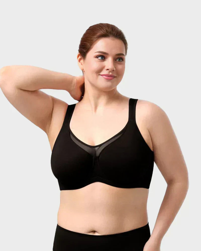 ⏳Last Day Special Price £7.49💐Women's Elegant Sheer Full Coverage Non-padded Plus Size Bra