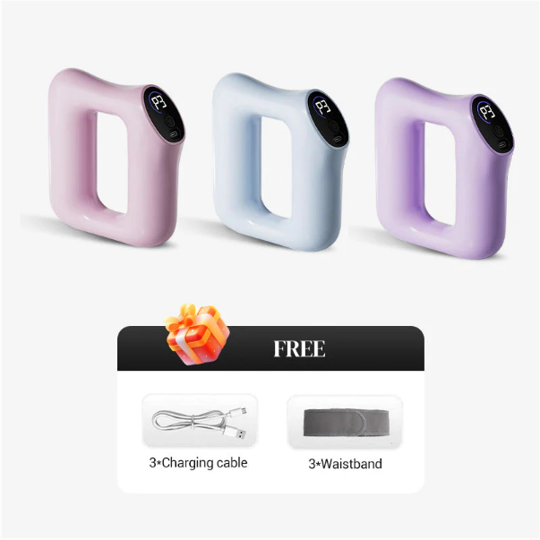 💪🌿 5-Speed Handheld Massager Ring – Adjustable Strap, Deep Tissue Relief, Portable Muscle Pain Relief for Home, Gym & Travel Use 🌟👑