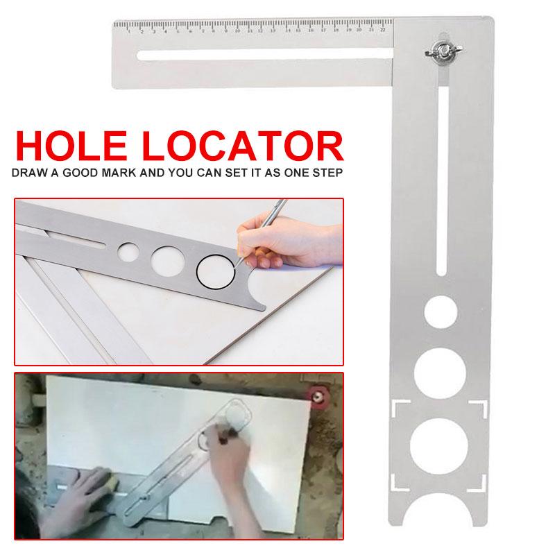 🥳2026 HOT SALE📐Tile Angle Measuring Ruler – Multi-directional adjustment, one‑click positioning. Premium stainless steel – rust‑proof, anti‑fall & durable. Ideal for tile & wood cutting! 🛠️✨