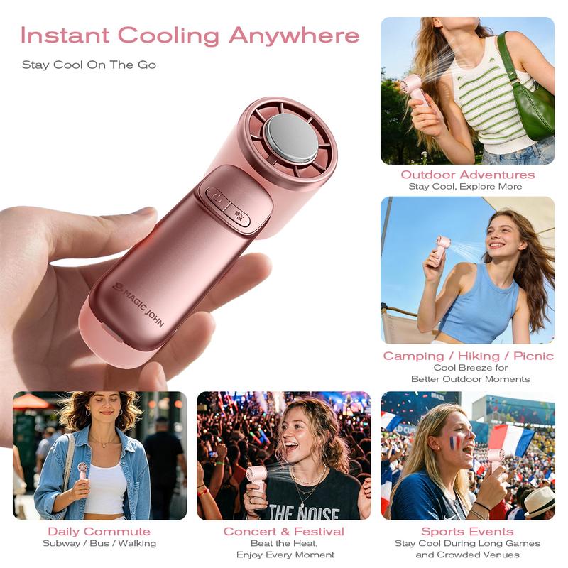 🌀 LIMITED-TIME 50% OFF! 💥 Portable Mini Hand Fan – Semiconductor Cooling, 199 Speeds, LED Display ✨