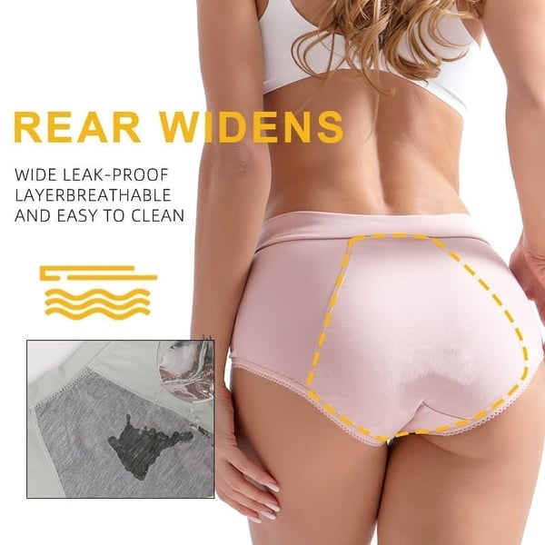 🥳2026 HOT SALE🥳💞50K+ SOLD!🛡️💧 50% OFF! High-Waisted Leak Proof Panties – Full coverage, no leaks. Soft & breathable, all-day confidence. 👙✨