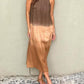 💕Women's Casual Cotton And Linen Sleeveless Slit Gradient Tie-dye Long Dress