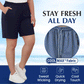 💝LAST DAY BUY 1 GET 1 FREE - Each Only £9.49!!💝Women's Ice Silk Quick Drying Stretch Shorts