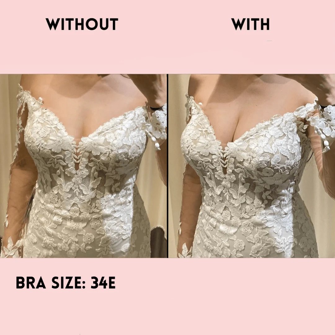💕OUFALI Lift Inserts for Bras – Lightly Padded, Double-Sided Adhesive👙 Reusable, Washable • Natural Lift • Seamless Under Clothing ✨