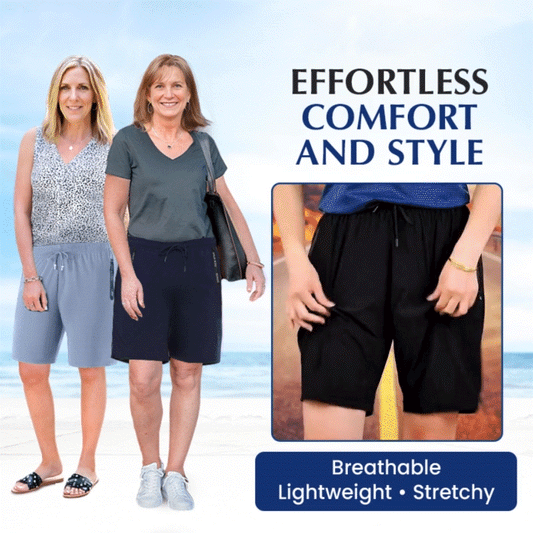 💝LAST DAY BUY 1 GET 1 FREE - Each Only £9.49!!💝Women's Ice Silk Quick Drying Stretch Shorts