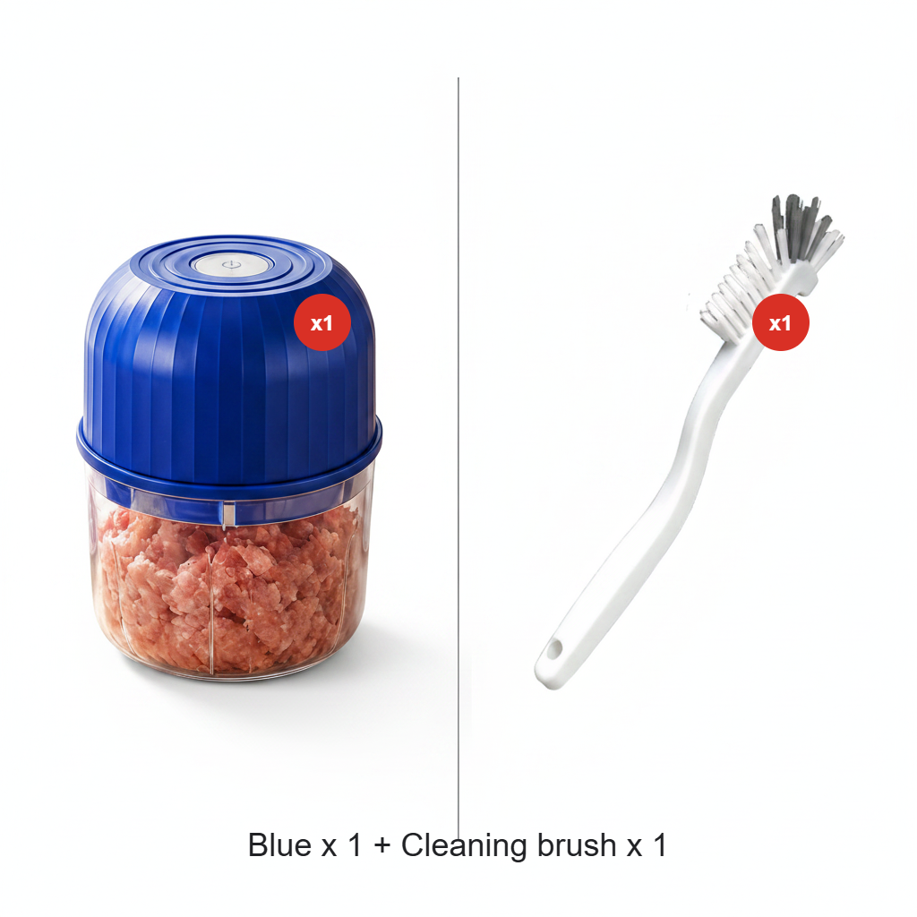 🔥Limited Time 47% OFF🔥Wireless Efficient Electric Mini Food Chopper🧑‍🍳– Robust Motor, Smart Design & Stainless Steel Blades⏱️🔪