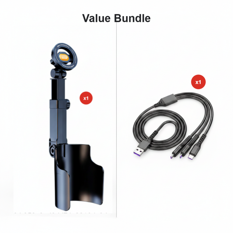 Car Cup Holder Phone Mount – 360° Adjustable, Strong N52 Magnet, One-Hand Operation, Fits All Phones, Stable Magnetic & Clamp Models for Safe Driving