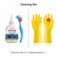 🔥LIMITED SALE 55% OFF!!💥Mold Remover Gel with Scrub Brush – Heavy Duty Mildew Stain Cleaner for Washer Gasket, Shower Caulk, Tile Grout & Bathroom