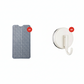 ZENO Bath Mat 100x40cm | Non-Slip Anti-Mould | 200 Suction Cups with Drain Holes | Large Rubber | Machine Washable & Durable