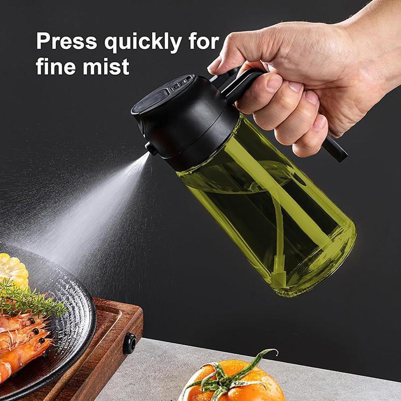 2-in-1 Glass Oil Sprayer and Dispenser