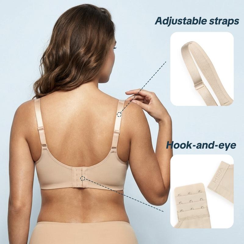 ⏳Last Day Special Price £7.49💐Women's Elegant Sheer Full Coverage Non-padded Plus Size Bra
