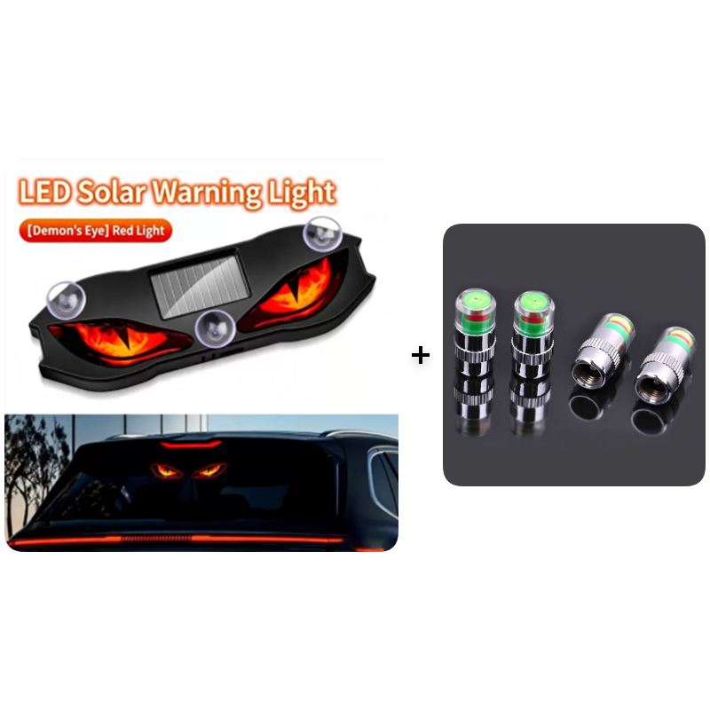 🚗🔆 Solar-Powered LED Car Warning Light – 67% OFF! Solar-powered, weatherproof, automatic activation at dark – for more safety on the roadside. 🔥🛡️