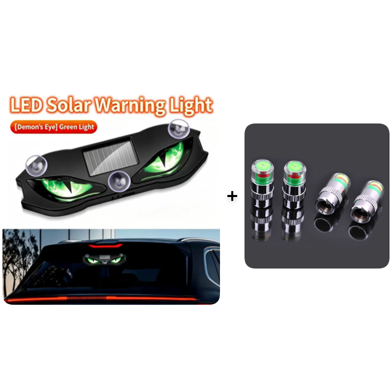 🚗🔆 Solar-Powered LED Car Warning Light – 67% OFF! Solar-powered, weatherproof, automatic activation at dark – for more safety on the roadside. 🔥🛡️