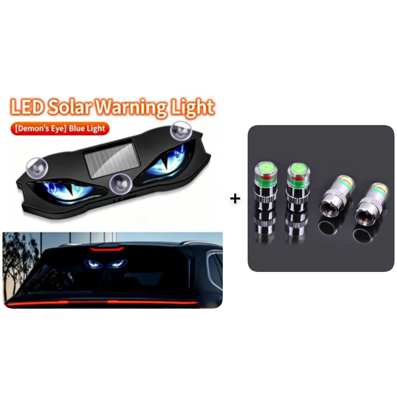 🚗🔆 Solar-Powered LED Car Warning Light – 67% OFF! Solar-powered, weatherproof, automatic activation at dark – for more safety on the roadside. 🔥🛡️