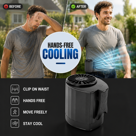 🔥Selling Fast – 50% OFF Clearance🔥Portable Rechargeable Wearable Waist Fan