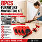 🔥50% off! Hot deal🎁Casters! Move your furniture with ease—all by yourself! They won’t damage your furniture or floors, making it easy to maintain your ideal home environment.