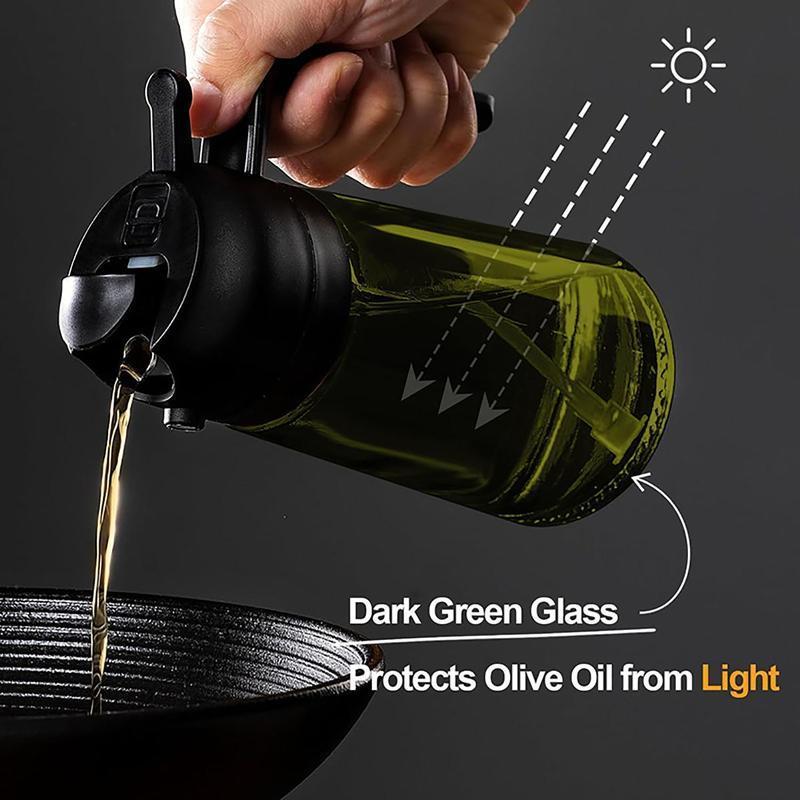 2-in-1 Glass Oil Sprayer and Dispenser