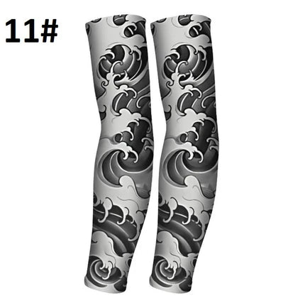 ✨2026 Brand New Design：Ukiyo-e style😎Stretchy Tattoo-Print Sleeve